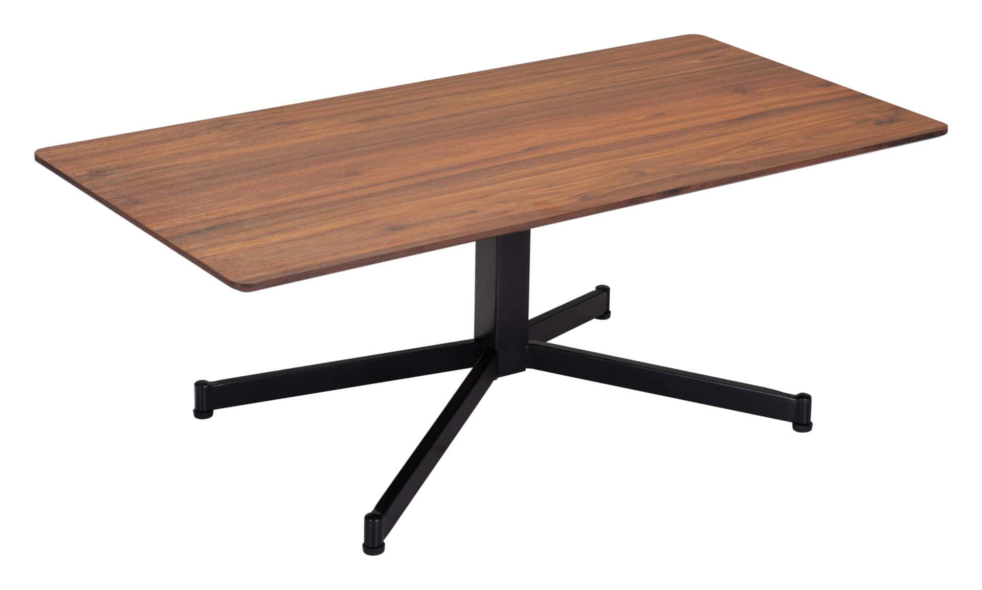 Adjustable Height Coffee Table with Laminate Top and Steel Base - Image 6