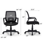 Ergonomic Mid-Back Mesh Office Chair with Lumbar Support