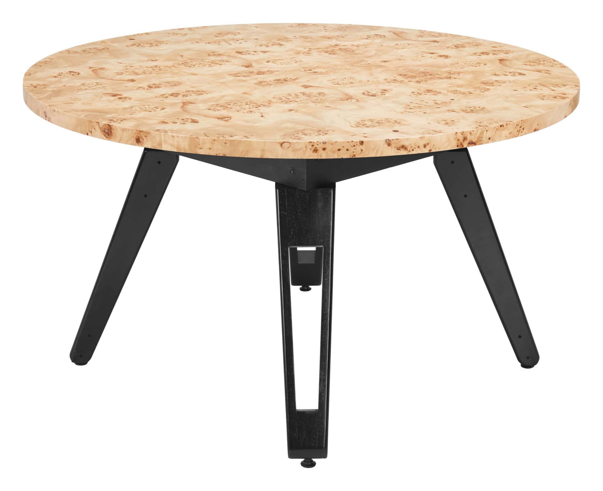 Convertible Burl Wood Dining and Poker Table with Storage