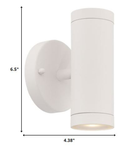 White LED Two Light Can Shape Wall Sconce - Image 5