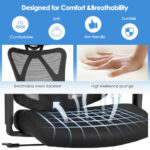 Ergonomic High Back Mesh Office Chair with Adjustable Lumbar Support