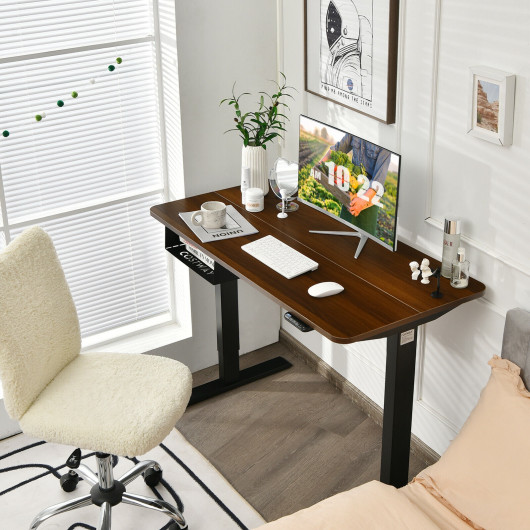 Electric Height Adjustable Sit to Stand Desk with USB Port