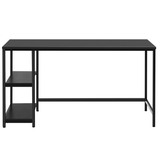 47 Inch Black Computer Desk with Adjustable Shelf - Image 14