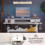 48 Inch x 24 Inch Height Adjustable Electric Standing Desk with Drawers and Monitor Shelf
