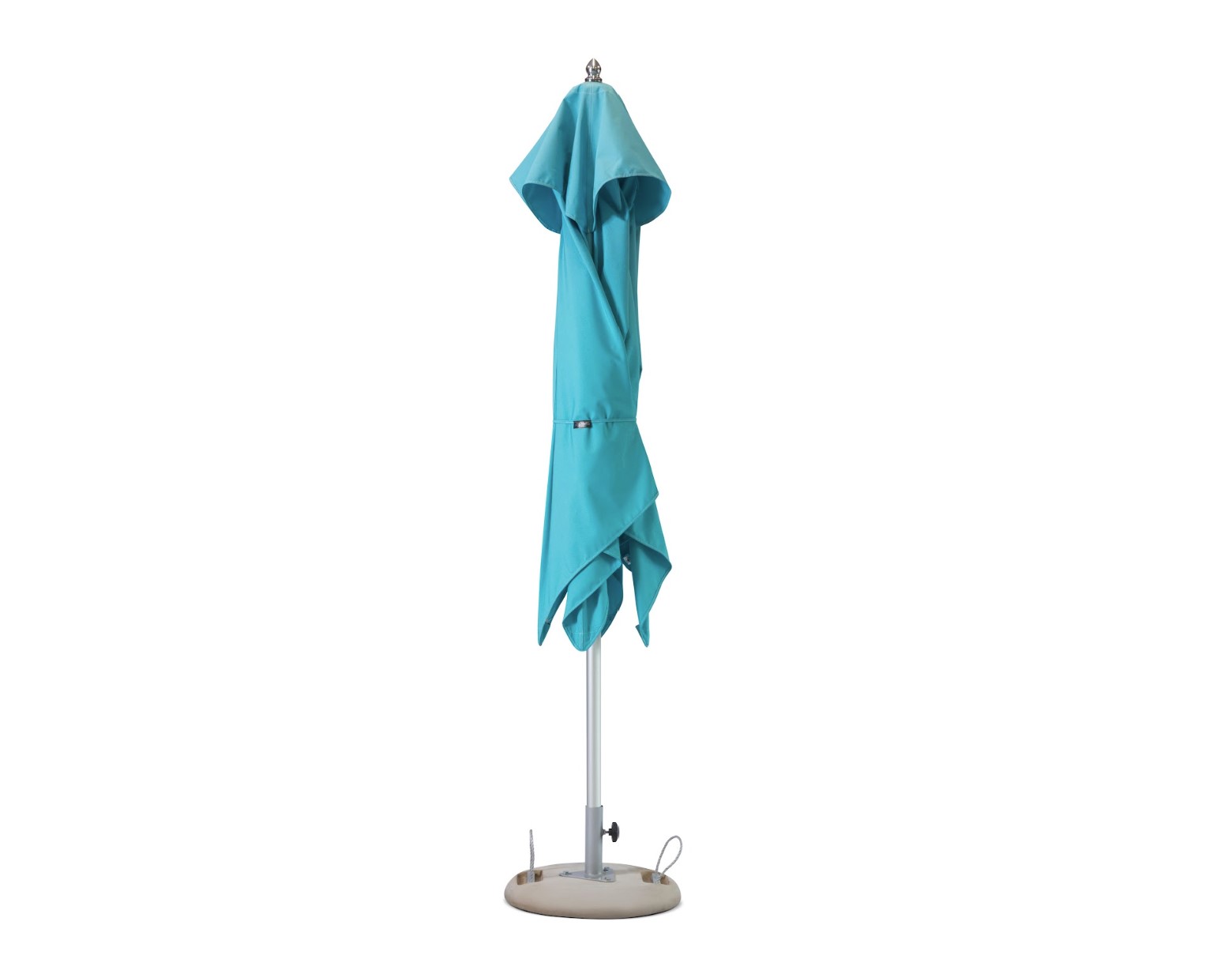 8' Aqua Square Market Patio Umbrella, Weather-Resistant All-Season Canopy
