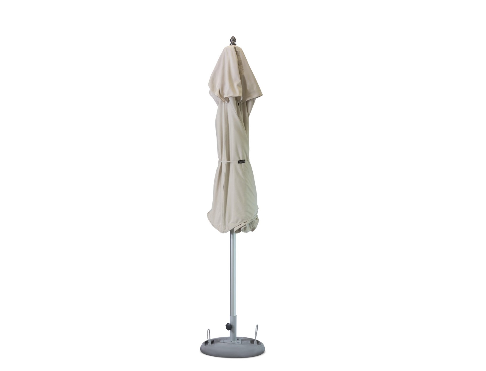 13' Ecru Round Market Patio Umbrella with Durable Polyester Canopy