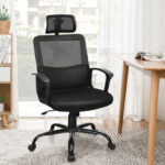 Ergonomic High Back Mesh Office Chair with Adjustable Headrest
