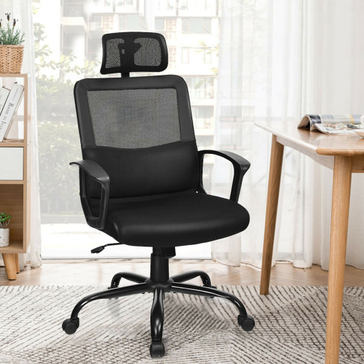 Ergonomic High Back Mesh Office Chair with Adjustable Headrest - Image 3