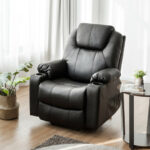 Electric Power Lift Recliner with Massage, Heat, and USB Port