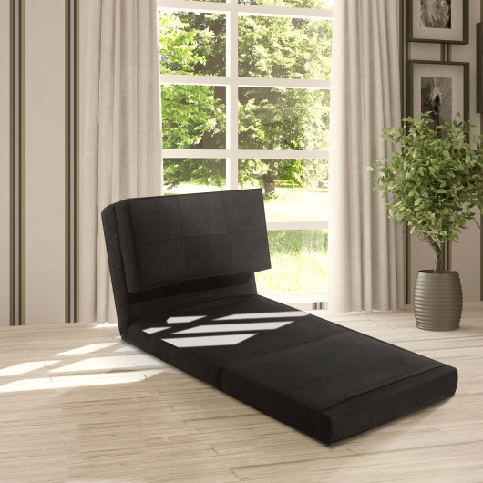 Convertible Folding Sofa Sleeper Chair with Adjustable Positions