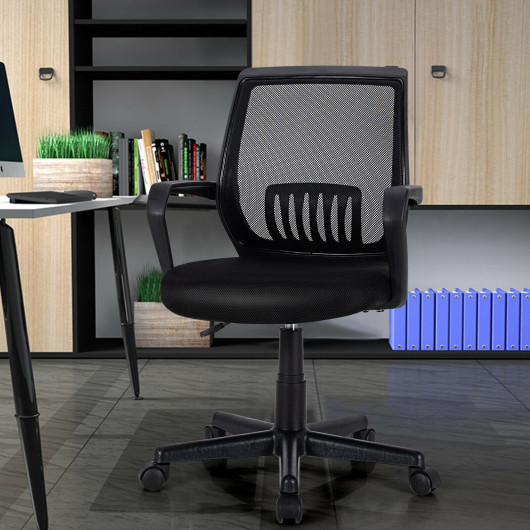 Ergonomic Mid-Back Mesh Office Chair with Lumbar Support