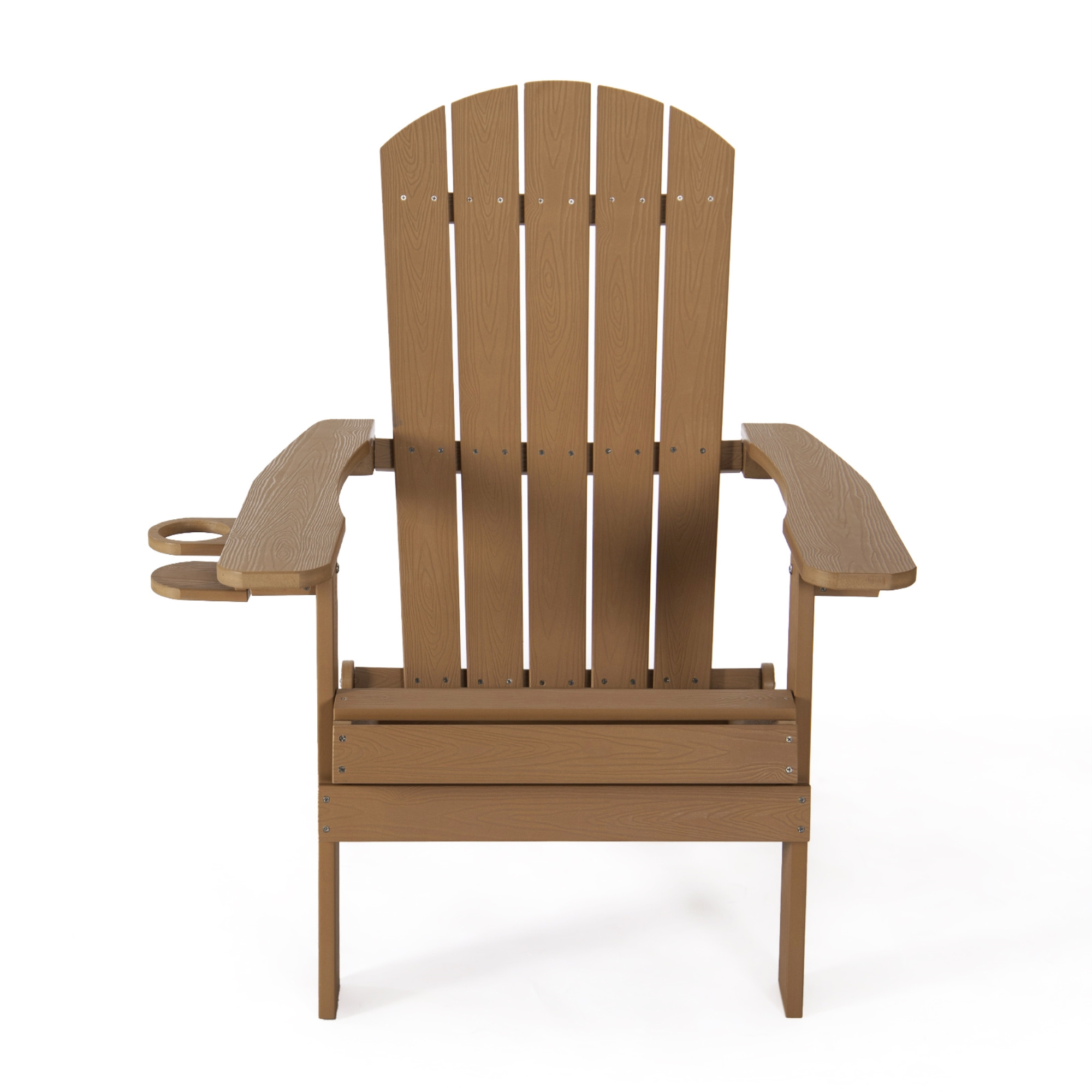 35-Inch Orange Heavy Duty Plastic Adirondack Chair for Outdoors