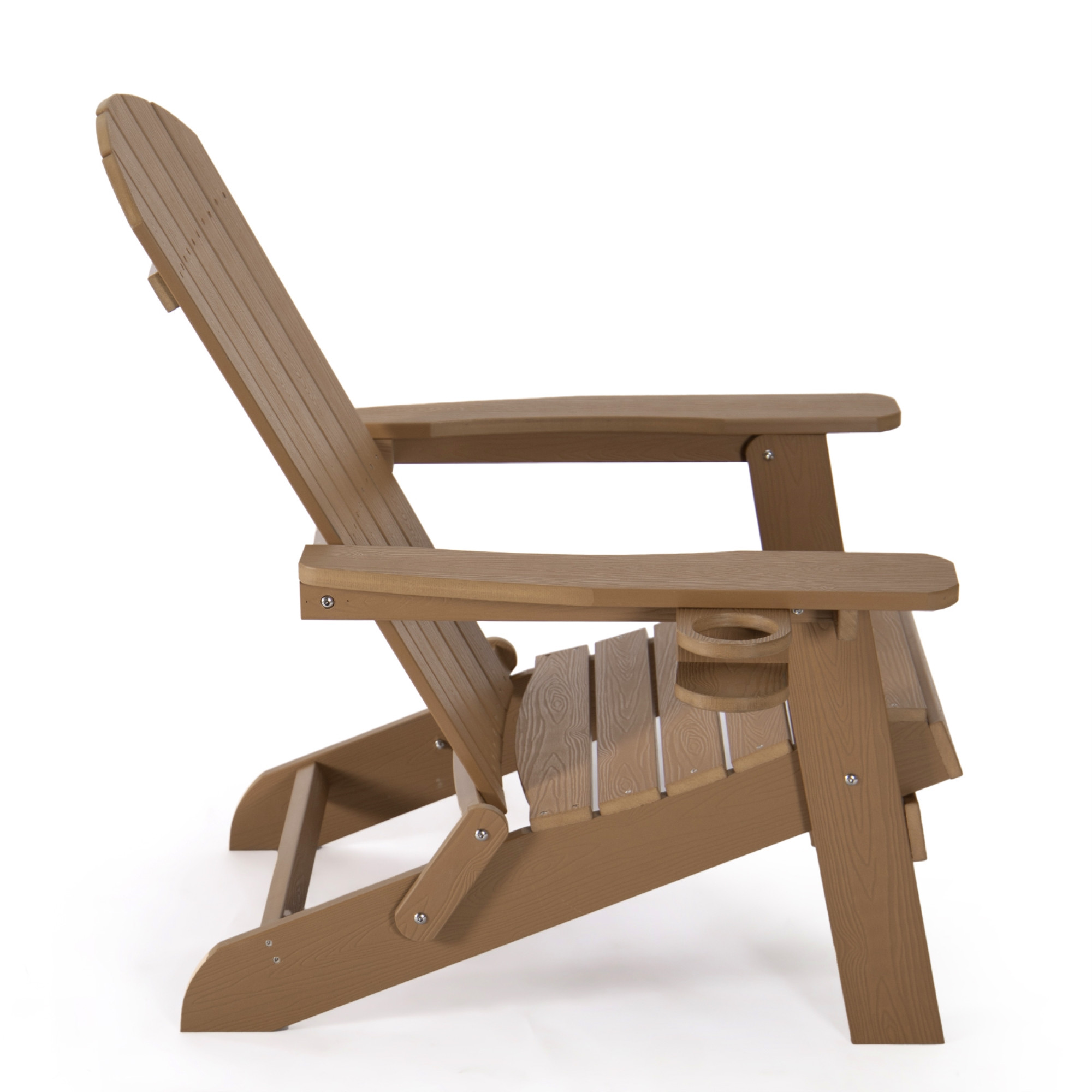 35-Inch Orange Heavy Duty Plastic Adirondack Chair for Outdoors