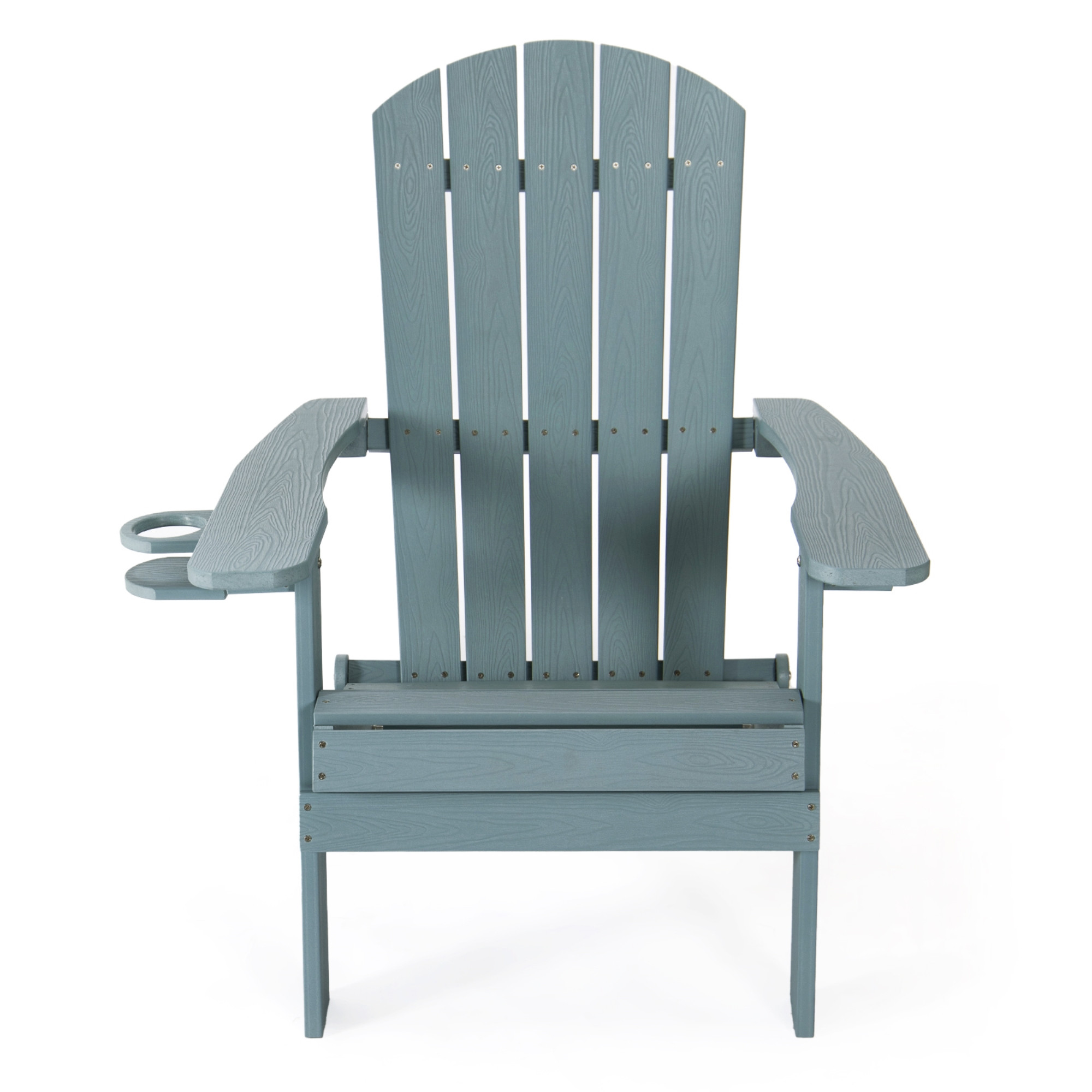 35-Inch Aqua Heavy Duty Plastic Adirondack Chair