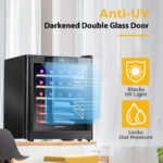 21 Bottle Wine Cooler with Digital Control and UV Protection