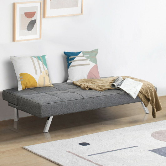 Convertible Sofa Bed with Adjustable Angles for Small Apartments