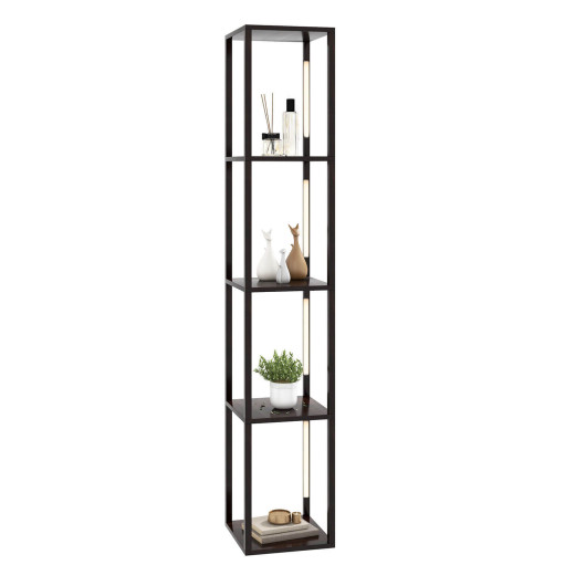 64 Inch Modern Floor Lamp with Shelves and Dimmable LED Bulbs - Image 8