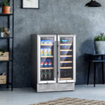 Dual Zone Wine and Beverage Cooler with Digital Controls