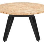 Convertible Burl Wood Dining and Poker Table with Storage