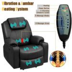 Electric Power Lift Recliner with Massage, Heat, and USB Port