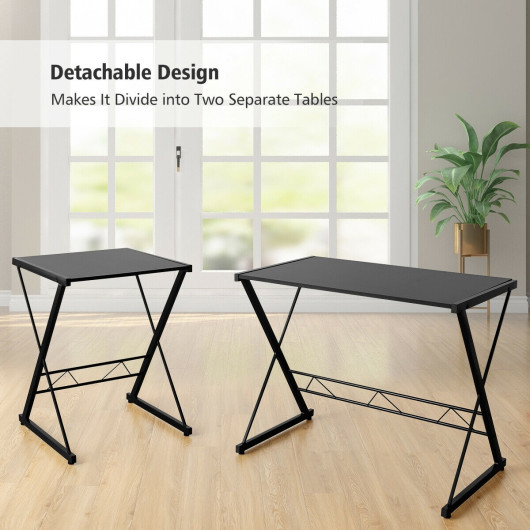 Space-Saving Reversible L-Shaped Desk with Shelf and CPU Stand - Image 2