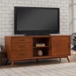 Acorn Mid Century Mahogany TV Console With Storage