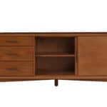 Acorn Mid Century Mahogany TV Console With Storage