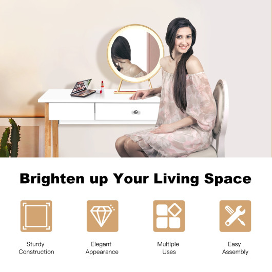 Multi-Purpose Desk with Drawer for Home Office and Storage