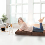 Adjustable 14-Position Floor Gaming Sofa Chair with Ergonomic Backrest