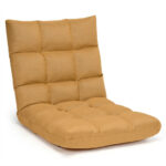 Adjustable 14-Position Floor Gaming Sofa Chair with Ergonomic Backrest