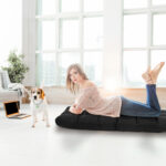 Adjustable 14-Position Floor Gaming Sofa Chair with Ergonomic Backrest