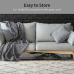 Adjustable 14-Position Floor Sofa Chair with Armrests and Pillow
