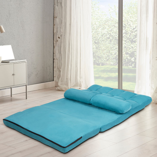 Adjustable 6-Position Foldable Floor Sofa with Washable Cover - Image 16