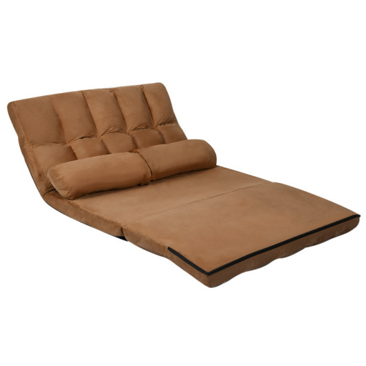 Adjustable 6-Position Foldable Floor Sofa with Washable Cover - Image 31