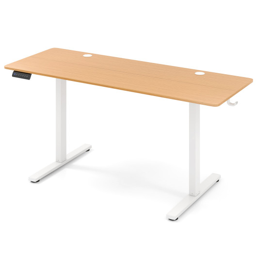 Adjustable Electric Standing Desk with Memory Settings and Hooks - Image 10