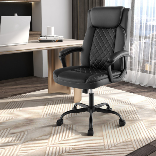 Ergonomic High Back Office Chair with Adjustable Height and Rocking