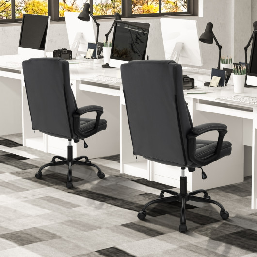 Ergonomic High Back Office Chair with Adjustable Height and Rocking
