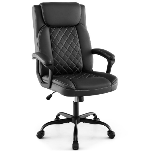 Ergonomic High Back Office Chair with Adjustable Height and Rocking