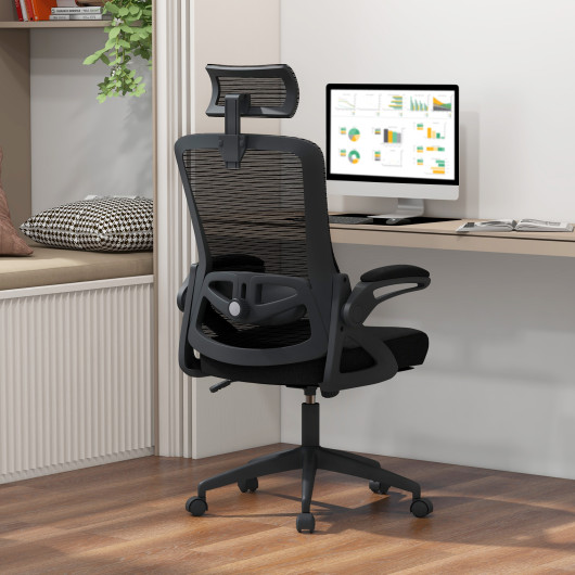 Ergonomic Office Chair with Adjustable Lumbar Support and Headrest