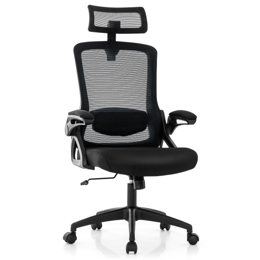Ergonomic Office Chair with Adjustable Lumbar Support and Headrest