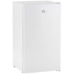 Compact Mini Fridge Freezer 3.2 Cu. Ft Adjustable White