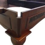 University of Alabama - Birmingham Pool Table with Navajo Finish and Tapered Leg