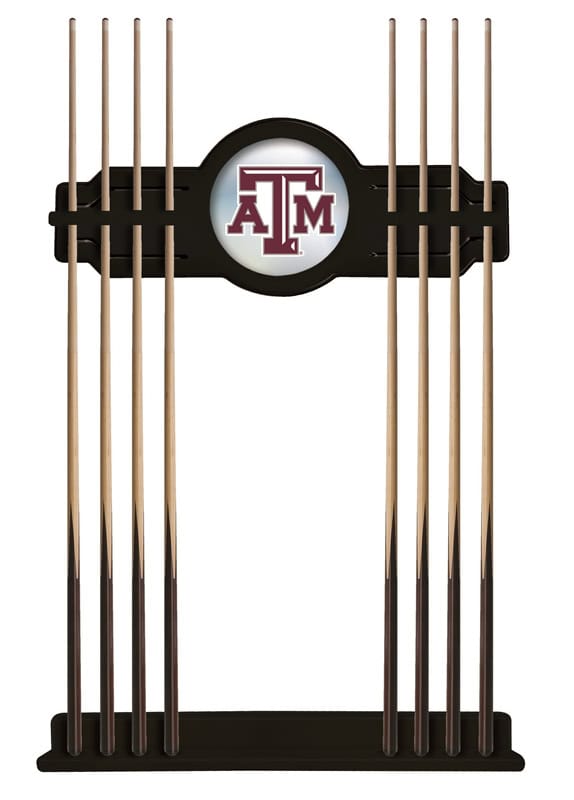 Texas A&M Black Logo Cue Rack