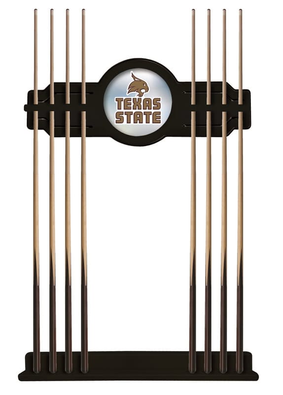 Texas State University Black Logo Cue Rack