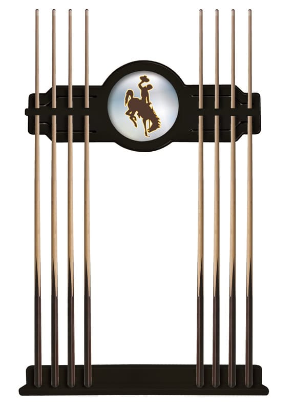 University of Wyoming Black Logo Cue Rack