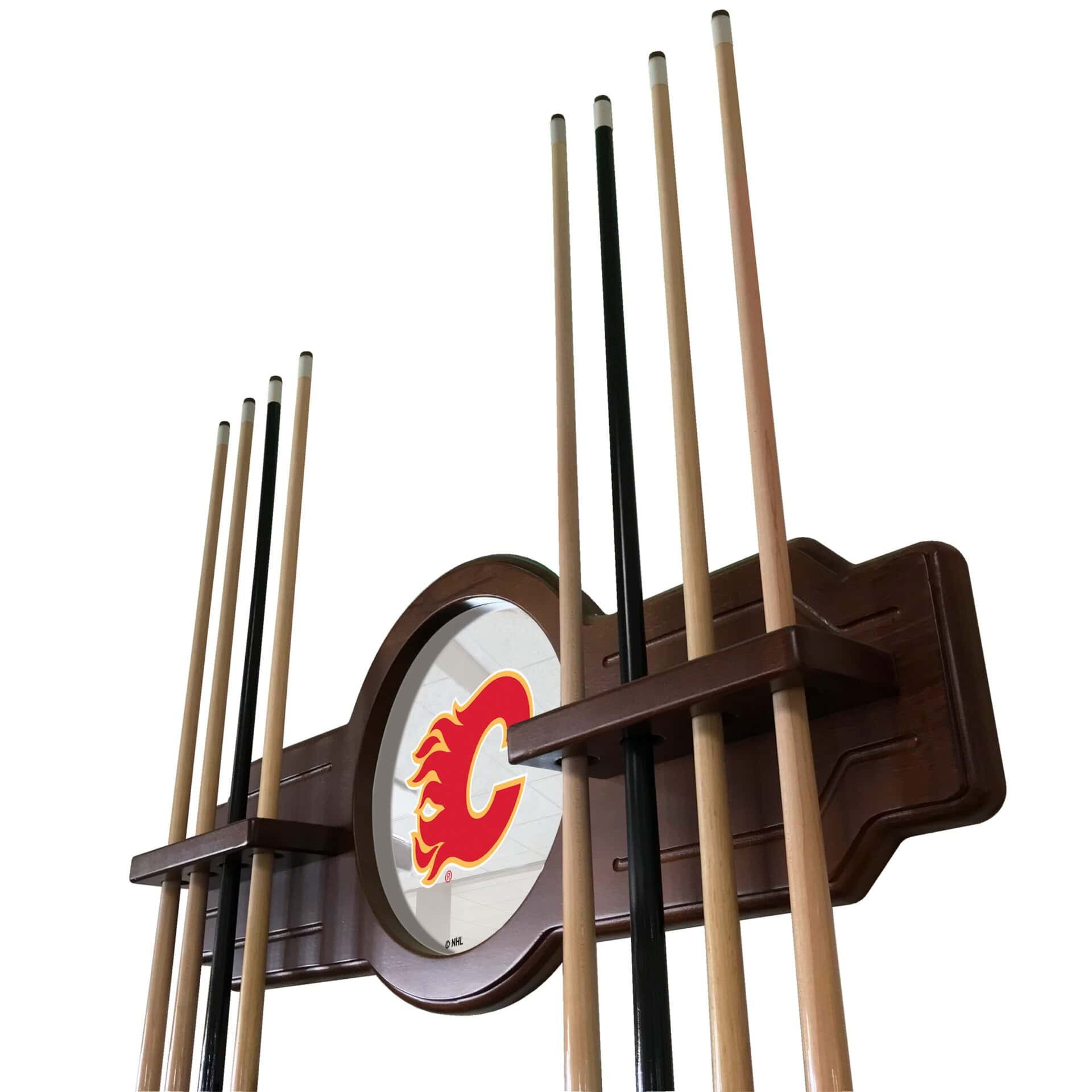 Calgary Flames Navajo Logo Cue Rack