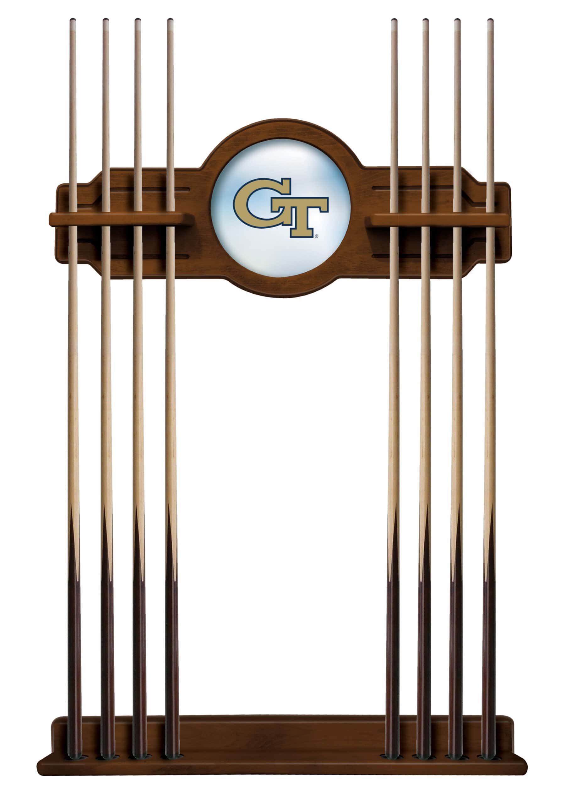 Georgia Tech Chardonnay Logo Cue Rack