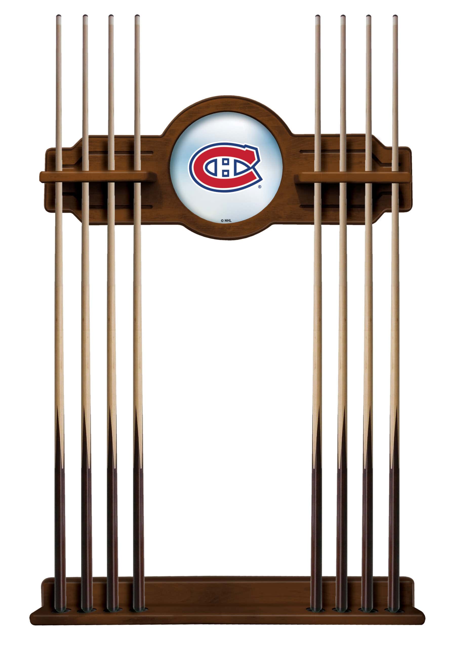 Montreal Canadiens Chardonnay Logo Cue Rack