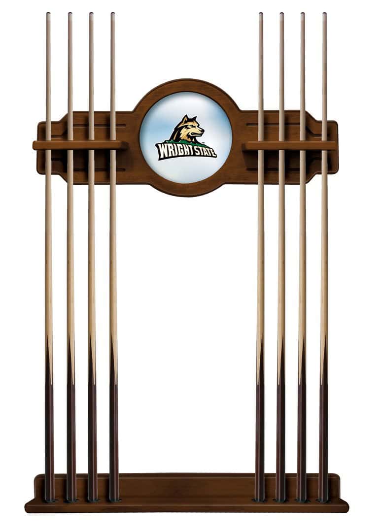 Wright State University Chardonnay Logo Cue Rack