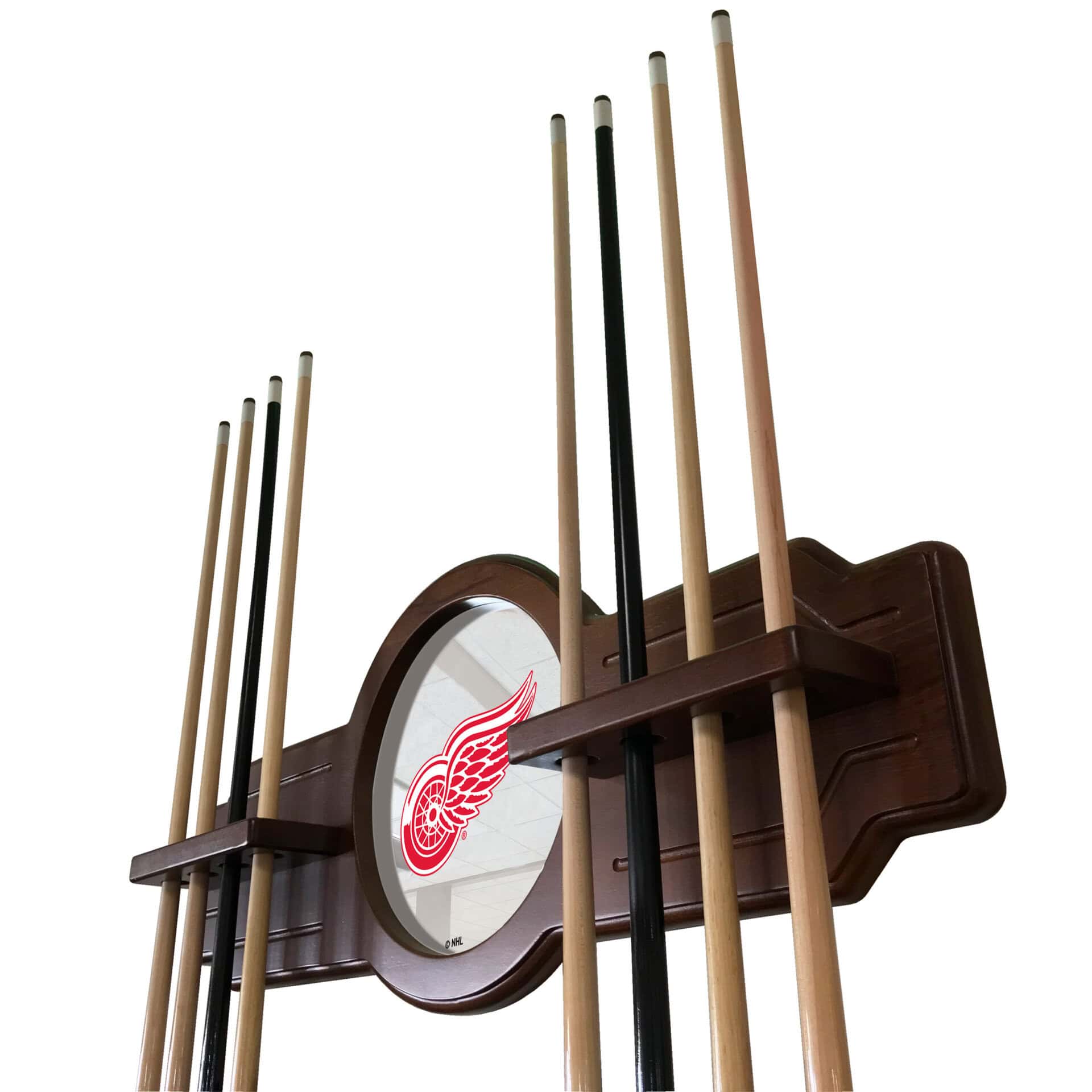 Detroit Red Wings Navajo Logo Cue Rack